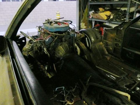 1972 Ford Ranchero - old cowl finaly out.