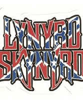 1995 Ford Bronco - This image displays the Lynyrd Skynyrd band logo, incorporating elements of the Confederate flag, along with website information.