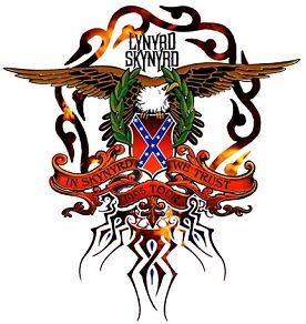 1995 Ford Bronco - Graphic art for the Lynyrd Skynyrd 2005 Tour, an eagle, a shield, and flames.