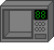 1990 Ford Bronco - A close-up view of a microwave oven, displaying the time '88' on its digital screen.
