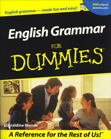 1995 Ford Bronco - This is a book cover for "English Grammar for Dummies" and does not depict a vehicle.