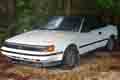 1988 Toyota Celica - This 1988 Toyota Celica convertible is seen from the front three-quarter view.