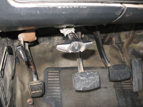 1981 Ford Bronco - The somewhat rare, but cool, locking hood handle! Great for when the Bronco's sitting at trail heads.