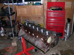 1982 Ford Bronco - This is the block after it came back from the local machinist.