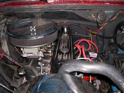 1982 Ford Bronco - I tried to keep it clean under the hood. The new OEM radiator didn't last so it was replaced with an aluminum unit and I tossed the fan shr…