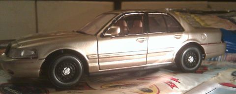 2000 Mercury Grand Marquis - Model car that appears to be a 2000 Mercury Grand Marquis.