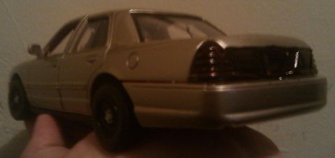 2000 Mercury Grand Marquis - This is a model of a 2000 Mercury Grand Marquis, viewed from the rear.