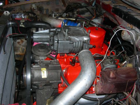 1984 Ford Bronco - The IC pipe is a factroy 7.3 powerstroke extra I have had for several years. Looks like it is going to fit fine.