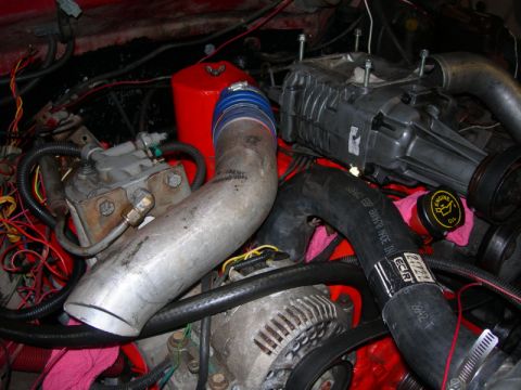 1984 Ford Bronco - Return is another pipe I had. Going to have to make some more parts. That tube was split to make a CAI for a buddies Contour 10/12 years ag…
