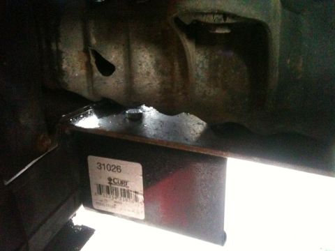 1996 Ford Bronco - CURT trailer hitch receiver part number 31026 visible in photo.