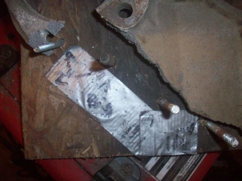 1980 Ford Bronco - The broken part is the dust-shield part. The load-bearing parts are intact.