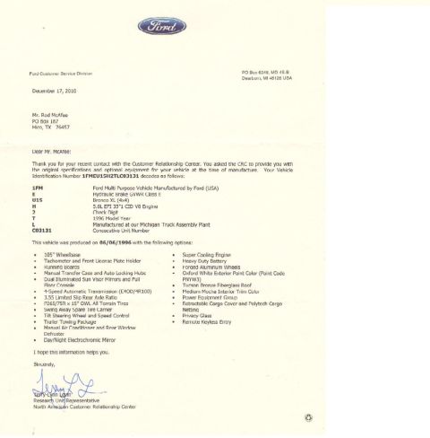 1996 Ford Bronco photo