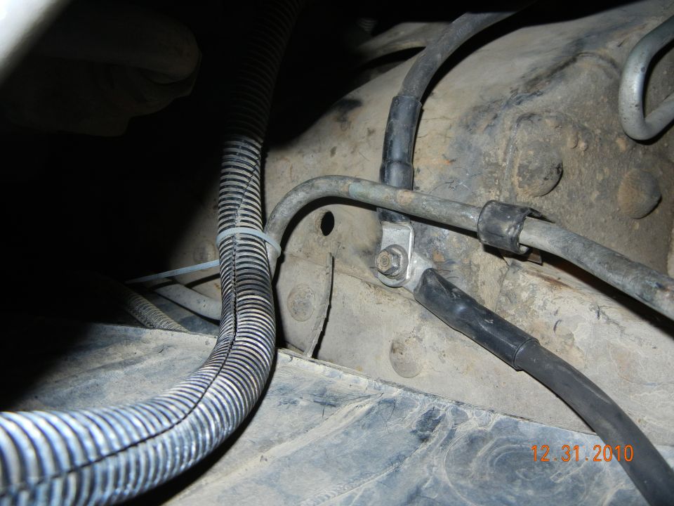 new type of chassis ground i installed. The stock one, i think, is a really poor design.