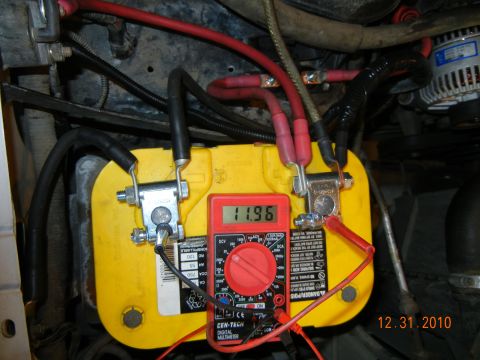 1996 Ford Bronco - And the battery is at 11.96 volts at idle