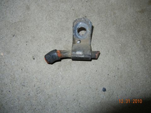1996 Ford Bronco - factory chassis ground connection. Perfect way to let in a bunch of corrosion.