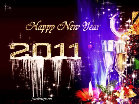 1991 Ford Crown Victoria - New Year's Eve graphic with the year 2011 prominently displayed.
