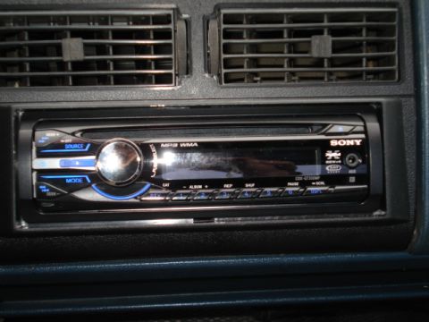 1979 Chevrolet C/K Pickup - A Sony car stereo is visible above the air vents in the dashboard.