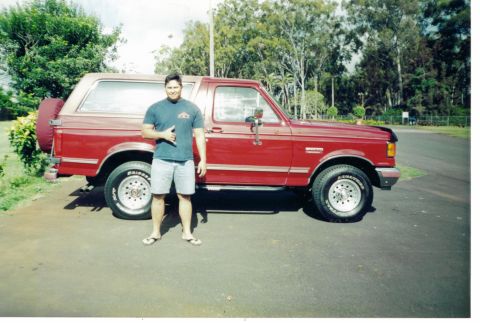 1991 Ford Bronco - William Berasis and Da Bronc back in 98.