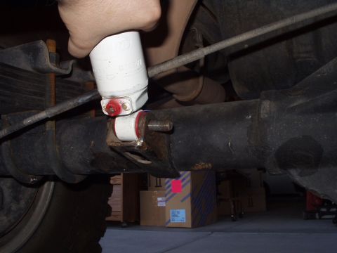 1993 Ford Bronco - test fitting the new location