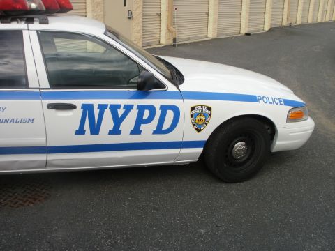 2002 Ford Crown Victoria - This 2002 Ford Crown Victoria is marked as an NYPD police car.