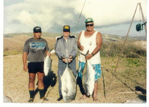 1991 Ford Bronco - My Dad at Left, Uncle Bill and Uncle Hailama Carmicheal