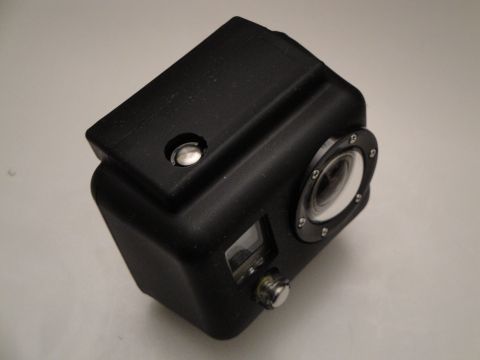 1993 Ford Taurus - This is a photo of a black action camera in a protective casing.