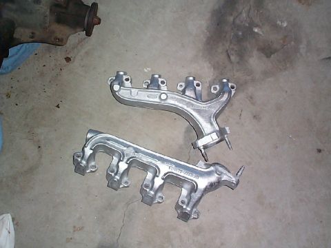 1992 Ford Bronco - Exhaust manifolds for 5.8W swap. These are probably going to switched out in favor of BBK shorty headers. P/N BBK-35110