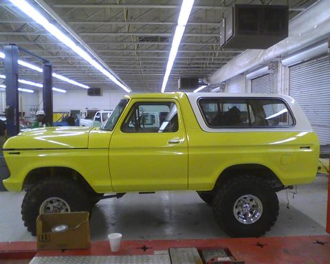 1978 Ford Bronco - All the hardware has yet to be put back on.