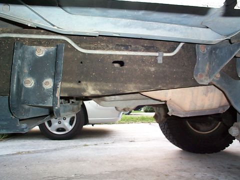 1992 Ford Bronco - Passenger side frame rail towards the front, this side will be much easier to do than the the driver's side.