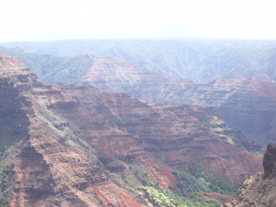 The beautiful Waimea Canyon.