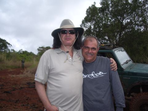 1991 Ford Bronco - Gene Simmons of KISS! Yes THE Gene Simmons on Oahu with his family and film crew to shoot an episode for his show Family Jewels. Genes peop…