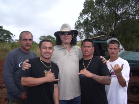 1991 Ford Bronco - Richard DeLima Jr., Kekoa Farreira, Mr., Gene Simmons, Peter Boy Desaulniers, and Sean..