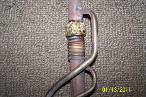 1996 Ford Bronco - The sad attempt to braze a crack on stainless steel