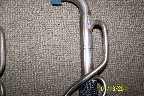 1996 Ford Bronco - New air pipe has no bellows section