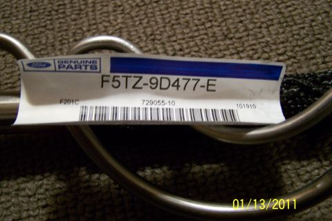 1996 Ford Bronco - Part number decal on new air pipe