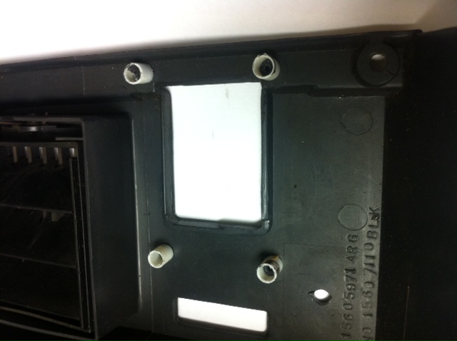 Black interior part with visible text '05971 4RG 560 7110 BLK'