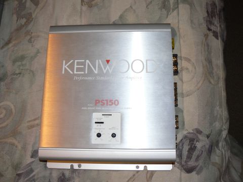 1978 Ford Bronco - Kenwood PS150 amplifier shown from the top, displaying model number and controls.