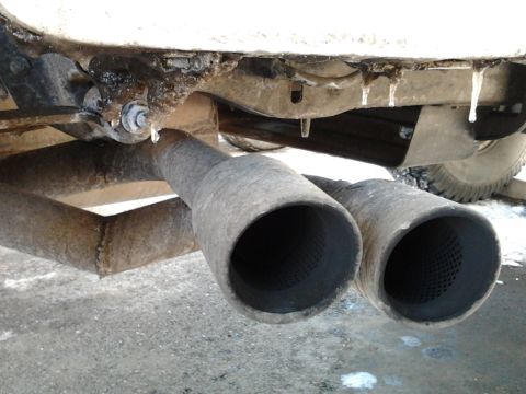 1992 Ford Bronco - Dual Flowmaster Exhaust with 3A Racing Mufflers