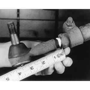 1992 Ford Bronco - For a more accurate reinstallation, you may measure the tie rod end prior to removal