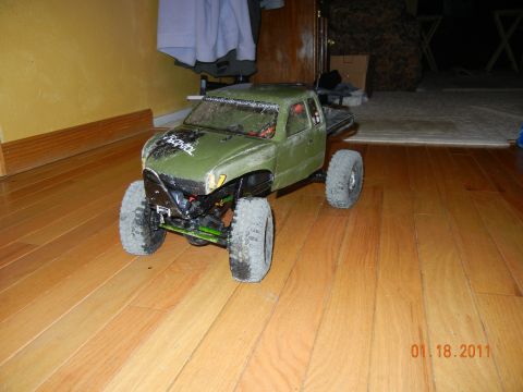 1996 Ford Bronco - This remote-controlled truck appears to be a custom build, not a 1996 Ford Bronco.