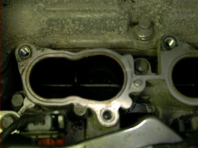 Dirty intake runner.