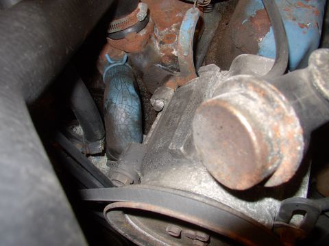 1982 Chrysler New Yorker - Possibly original 30 year old bypass hose just waiting to strand me at the side of the road.