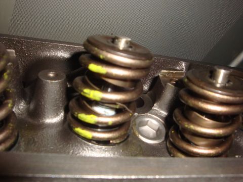 1989 Ford Bronco - This image shows valve springs and related engine components, not a complete vehicle.