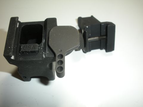 1996 Ford Bronco - A black gun sight mount with the word USA visible is shown against a white background.