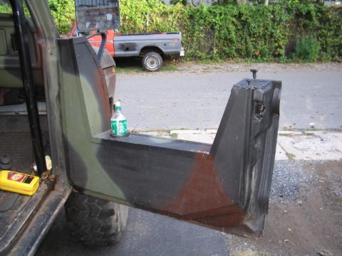 1979 Ford Bronco - Custom half doors with cupholders made by me