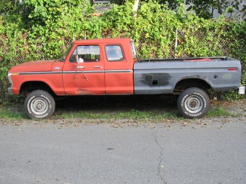 1979 Ford Bronco - 79 F250 supercab with a 4" lift dana 60's,400,4spd