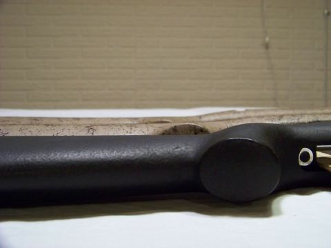 1995 Mercury Grand Marquis - A close-up view of a car's interior door handle assembly.