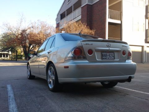 2008 Subaru Legacy - Rear view of a silver Lexus IS300 sedan parked in a lot.