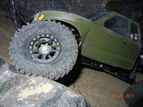 1996 Ford Bronco - This remote-controlled vehicle is designed for off-road crawling over rough terrain.