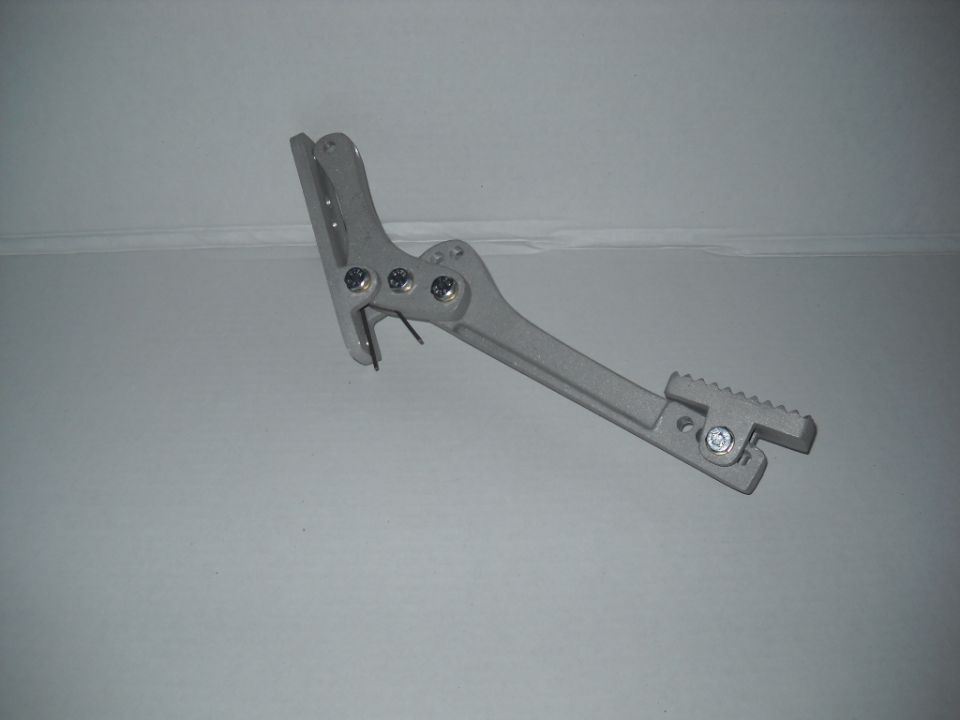 Cast metal brake or shifter pedal lever part